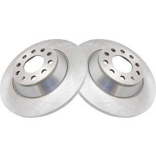 TRQ bageste bremseotorer sæt solid kompatibel med 2006-2010 Audi A6 2005-2011 A6 Quattro