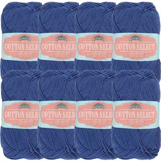 Jubileeyarn Cotton Select Yarn - Sport Weight - 50G/Skein - Dynasty Blue - 8 Skeins