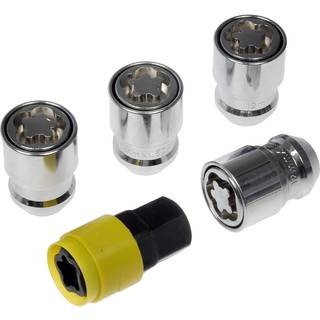 Dorman 712-381 M12-1.50 hjullås sæt 5 Pack Silver