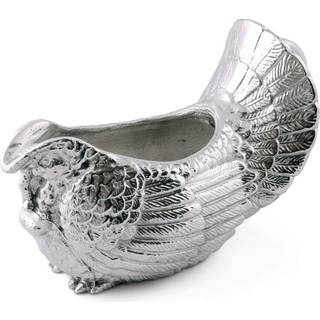 Arthur Court designer aluminium Tyrkiet sauce sauce b?d/krydderi sk?l 9,5 tommer lang