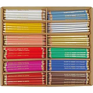 Farveblyanter - 12 nuancer, 180 stk.
