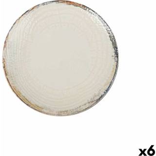 Flad Plade La Mediterránea Albus Ø 26 cm (6 enheder)