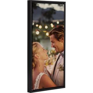 Kate og Laurel Custom trykt indrammet l?rred v?gkunst 14x26,5 perleret sort sylvie personligt l?rredsprint med dine fotos til sovev?relse eller s