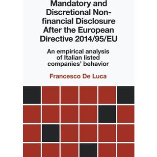 Mandatory and Discretional Non-financial Disclosure After the European Directive 2014/95/EU