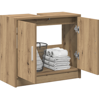 Badeværelsesskab Artisan Egetræ 63 x 29 x 55 cm Konstrueret træ