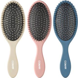 Conair Detangling Hairb?rste 3PK - V?dt eller t?rt h?r - Ideel til kr?llet eller lige stilarter - Detangler Hair Brush - Hairb?rste til kvinder -