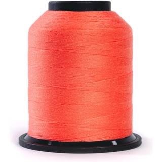 Finesse tråd solide farver | 100% polyester 3Ply 50WT | Trådkegler | 100% polyestertråd til quiltning og syning (Terracotta Orange 1 100 yards)