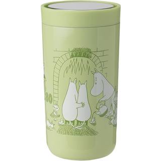 Stelton To Go Click Moomin Krus 0,2 L Moomin Home - Termokopper Rustfrit Stål Grøn - 1370-17