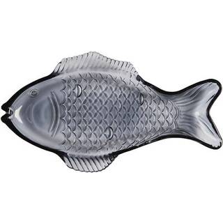 Fiskefad stor mørkeblåt glas