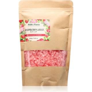 Folk & Flora Raspberry & Rose Badesalt 500 g - 500 g