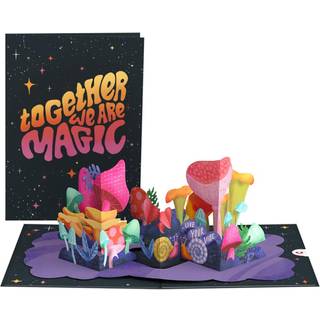 LovePop Everyday Pop -Up Card for Hem - 3D Love Novelty lykønskningskort - Svampe We?re Magic - 5 """" X 7 """" - Blank Notecard & Convolut inkludere