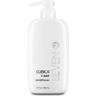 Syv hårpleje Cubica 7-dages balsam til kvinder mænd detangel og fugtigheds hårsulfat Gratis grusomhedsfri parabenfri med honningskive smør & pro