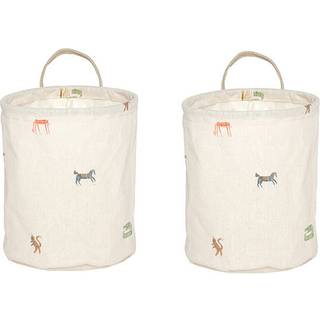 OYOY Moira opbevaringskurv small 22xØ18 cm 2 dele Flerfarvet