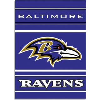 Fremont Die NFL Baltimore Ravens 2-sidet husflag 28 """" X 40 """" 28 """" X 40 """" Teamfarver