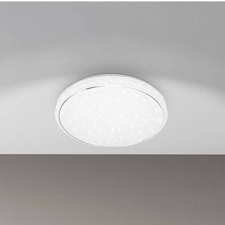 LED-loftlampe Star, hvid, stjernedekoration, CCT, dæmpbar