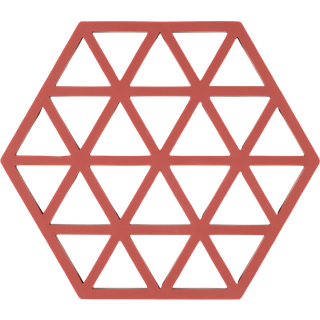 Zone Denmark Triangles Bordskåner - Burned Red - 16x14x0,9cm