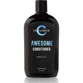 Challenger Awesome Mint Conditioner | Mænds brusebadprodukt | For kløende og tør hovedbund | Fjerner snavs og olier | Coconut Oil Jojoba Oil Hydr