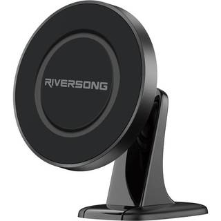 Riversong MagClip, magnetisk holder til iPhone 12-15 til bil, Sort