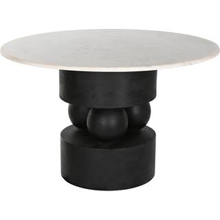 Spisebord Home ESPRIT Marmor Mangotræ 120 x 120 x 76 cm