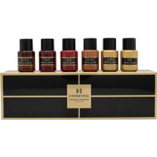 Carolina Herrera Confidential Gavesæt - 6x5ml - True Oud EDP Splash - Gold Incense EDP Splash - Stallion Leather EDP Splash - Sandal Ruby EDP Splash - Burn Rose EDP Splash - Mystery Tobacco EDP Splash