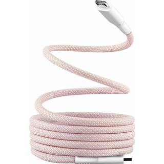 T&#39;NB - 60W Magnetisk USB-C til USB-C Kabel - 1.5m - Lyserød