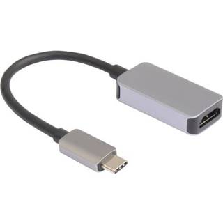 Prokord Usb C - Hdmi Adapter 4k@60hz Premium Metal Usb C Hdmi Sølv, Sort