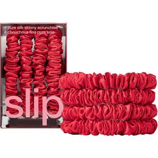 Slip Pure Silk Skinny Scrunchies Red