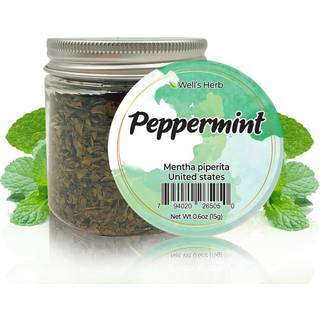 """" N?s oliepeppermynte t?rret urt - hele 1,6 ounces r?d til h?r og hudpleje naturlige ingrediens DIY h?rplejeentusiaster unisex """"