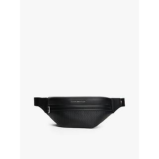Metal Logo Woven Bum Bag