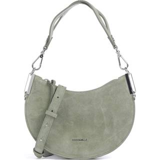 Coccinelle Sunup Suede Skuldertaske grå grøn