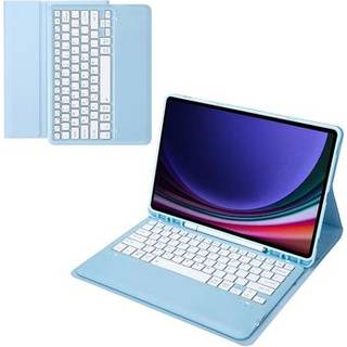 Samsung Galaxy Tab S9+ Cover med Bluetooth Tastatur - Babyblå