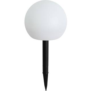 Udendørslampe hvid 20 cm inkl. LED IP44 Solar RGBW - Ludger