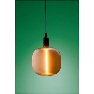 AIRAM Unna LED-pendel Amber E27 Sort ledning 9610648
