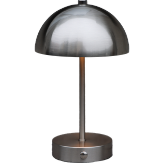 Bordlampe m/touch, børstet stål