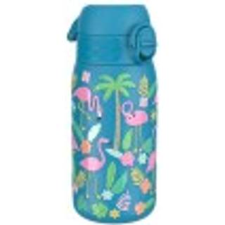 Børnevandflaske, rustfrit stål, 400 ml, Flamingos - Ion8