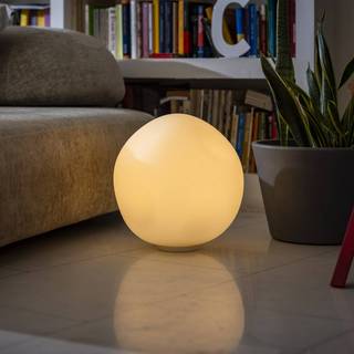 Foscarini bordlampe Hoba Grande, Ø 36 cm, tænd/sluk, glas