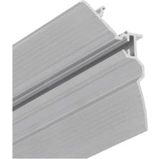 2m aluprofil SMOOTH12 BC/Q9 - Ubehandlet aluminium, indspartling, LED skinne