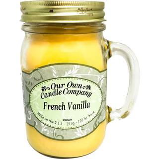 Vores eget lysfirma fransk vanilje duftende murer krukke stearinlys 100 timers forbrændingstid 13 ounces