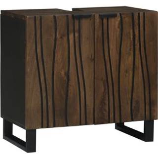 Badeværelsesskabsunder Valnød 62 x 33 x 58 cm Konstrueret træ