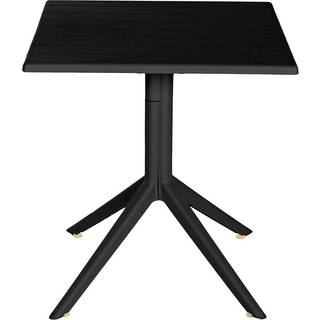 Spisebord Home ESPRIT Sort Metal polypropylen 70 x 70 x 75 cm