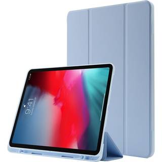 EIDERWOOD iPad Pro 11" (2022 / 2021 / 2020 / 2018) Tri-Fold Kunstlæder Cover - Lyseblå