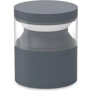 Ideal Lux LED-sokkellampe Boeing, antracit, højde 15 cm