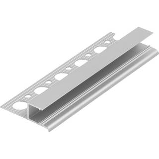 1m aluprofil OMNI10 AC2 PLUS - Ubehandlet aluminium, indspartling, LED skinne