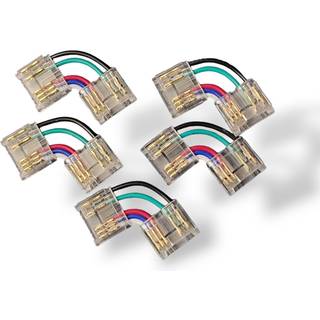 Hjørne SmartClip til 12mm RGBW COB LED Bånd - 5-pak