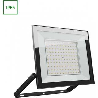 Noctis Lux 4 projektør 100W - neutral hvid, 230V, IP65, 251x207x26mm, sort