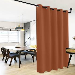 Nicetown Halloween br?ndt orange sovev?relse Blackout Curtain Panel 1 Panel 70 x 84 tommer Privatliv Vindue Termisk isoleret blackout -drapering/