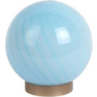 Leitmotiv Summer Globe bordlampe 15,2x16,7cm glas blå