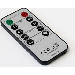 Fjernbetjening til LED stearinlys - 10 knapper, timer, dæmp, tænd/sluk
