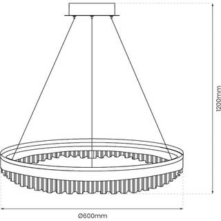 Hængelampe Preciosa Milagro Lighting, Messing/guld, Stue/spisestue, Plast, Moderne, Enkelthovedet pendellampe