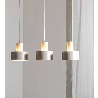 Hængelampe Rif 3 SIGMA, dæmpbar, Creme/amber, Stue/spisestue, Metal, Moderne